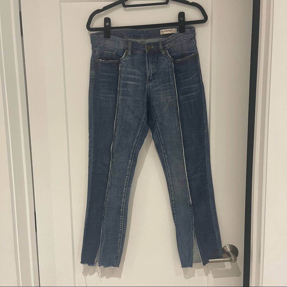 BLANK NYC two toned jeans